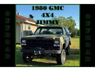 1980 gmc jimmy 4x4 - 5.7 liter v8 camo, plenty of new parts!!!