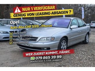 omega 2.6i v6 elegance garantie | frisch ab mfk | auto-abo möglich | km unbegrenzt