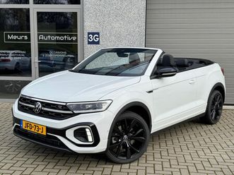 volkswagen t-roc cabrio - 1.5 tsi r-line 19 inch lm velgen/leder/virtual/blackpack/garantie