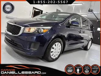 kia sedona lx+ 3.3l 7 places lecteur dvd volant chauffant 2018