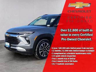 certified 2025 chevrolet trailblazer lt