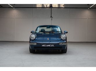 porsche 964 carrera 4 cabriolet bvm *marineblau metallic / historique limpide*