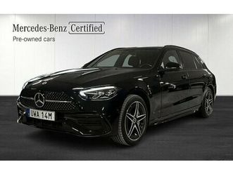 mercedes-benz c 300 e kombi amg line dragkrok