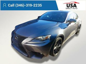 used 2015 lexus is 250 crafted line