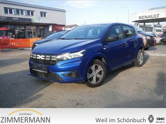 dacia sandero essential sce 65 klima led scheinwerfer