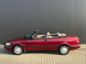 saab 900 2.0 i cabrio 1995 rood — saab — marktplaats