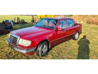 mercedes-benz w124 300d aut 1991 rood — mercedes-benz — marktplaats