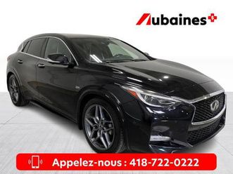 2017 infiniti qx30 mags demi-cuir toit vitré gps sièges chauffants ca