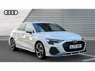 audi a3 saloon s line 30 tfsi s tronic