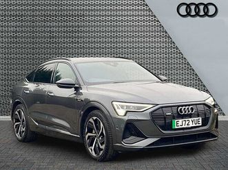 audi e-tron sportback black edition 55 quattro