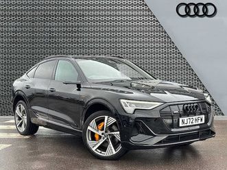 audi e-tron sportback vorsprung 55 quattro