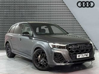 audi q7 suv black edition tfsi quattro tiptronic