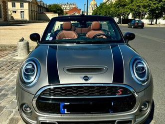 magnifique mini cooper s cabriolet 192ch bva - pack exquisite - etat exceptionnel