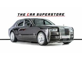 rolls-royce phantom std 6.8l diamond grey exterior color-24 inch chrome rims-star light system