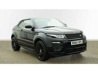 2017 land rover range rover evoque 2.0td4 hse dynamic lux (start/stop) convertible 2d auto