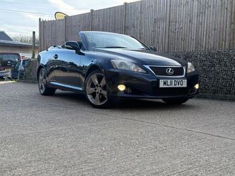 2011 lexus is 250 2.5 se-i cabriolet 2d auto