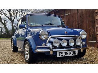 1999 mini cooper 40 le in rare island blue. outstanding! a vendre
