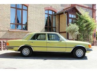 mercedes 280se 1975 w116 schiebedach rostfrei 106tk erst note2 to