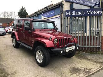 2011 jeep wrangler 2.8crd sahara (197bhp) 5d 2776cc auto