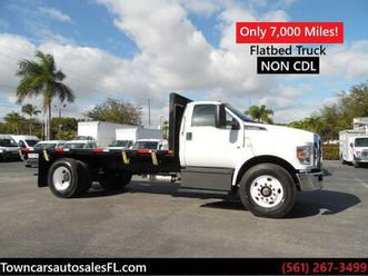 2024 ford f750 flatbed truck work truck stake flat bed truck