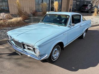 1965 plymount barracuda 4-speed and ready for springtime cruises