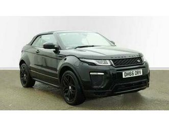 2017 land rover range rover evoque 2.0 td4 hse dynamic auto 4wd euro 6 (start/stop) 2dr convertible dies...