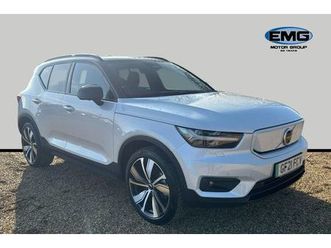 volvo xc40 recharge twin 78kwh pro suv 5dr electric auto awd (408 ps)
