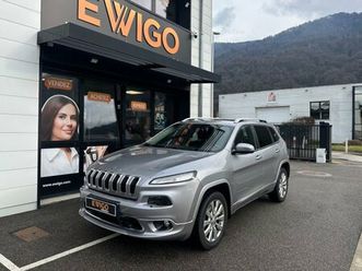 jeep cherokee 2.2 crd 200ch awd overland + toit ouvrant panoramique camera de recul