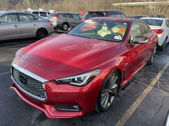 used 2018 infiniti q60 3.0t red sport 400