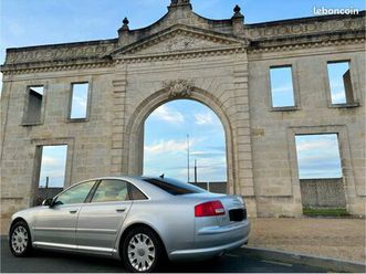 rare audi a8 quattro 3.7 v8 280cv 100% éthanol offert~révision+ garantie 6 mois