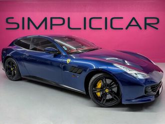 ferrari gtc4 lusso v12 bleu tour de france - interieur rosso ferrari - sort de revision ferrari - 4 pneus neufs - visible en...