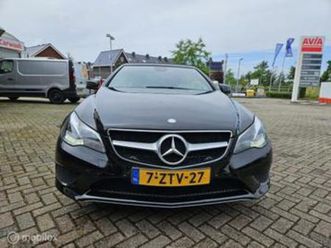 mercedes-benz e-klasse e200 cabriolet 2014 zwart — mercedes-benz — marktplaats