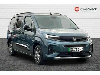 vauxhall combo life 52kwh ultimate xl mpv 5dr electric auto (7.4kw charger) (136 ps)