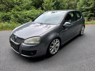 vw golf 5 v gti mk1 alufelgen ledersitze shz schiebedach 2.0 tfsi