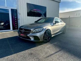 mercedes classe c coupe 200 9g-tronic amg line / carplay / camera / entretien complet mercedes
