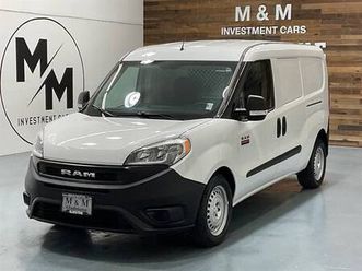 2021 ram promaster dodge city tradesman cargo van / 4cyl / backup camera minivan