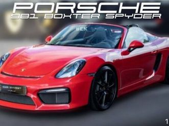 porsche boxster boxsters 981 spyder état collection