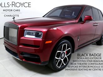 2022 rolls-royce black badge cullinan