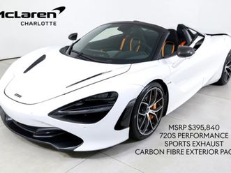 2020 mclaren 720s spider performance