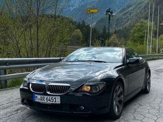 bmw 645ci, cabrio mit manuellem 6-gang getriebe