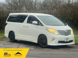 toyota alphard / vellfire prime selection white 2.4cc petrol 7 seater