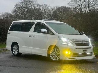toyota vellfire 2.4 petrol auto 7 seats full leather double sunroof modellista