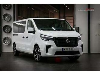 nissan primastar crew 3.0t 2.0 dci dct, 150hk 9 sits | carplay | moms