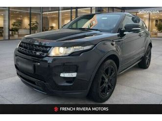 land rover range rover evoque ii 2.0 - 240 ch - coupe - si4 - dynamic - toit panoramique - cuir - sièges chauffant - 2013 - caméra recul - sièges baquet - full 