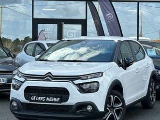 citroën c3 société blue hdi 100ch bvm6 feel nav/carplay/gps/1ere main/carnet citroën/tva récupérable
