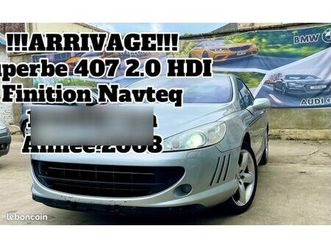 superbe peugeot 407 coupé 2.0l hdi 2008 172000km entierment révisée et garantie