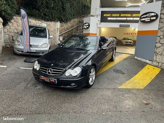 mercedes benz clk cabriolet 320 cdi 3.0 v6 224 cv / avant garde / intérieur cuir / gps / radar