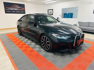 bmw série 4 gran coupé 430da xdrive 286ch m sport + toit ouvrant + pack son harman kardon + sièges chauffants et électriques