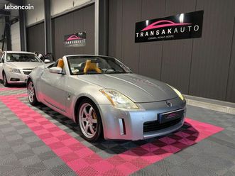 nissan 350z roadster 3.5 v6 280 cv pack bose + jantes rays + capote neuve + régulateur + clim aut...