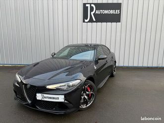 alfa romeo giulia quadrifoglio verde 2.9l v6 bi-turbo 510 cv zf8 sièges sparco + packs carbone
